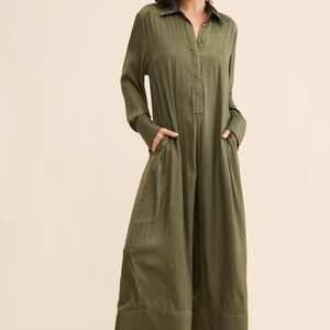 FP Movement by Free People Sage Green Jumpsuit